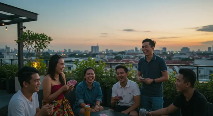 diverse Malaysian friends